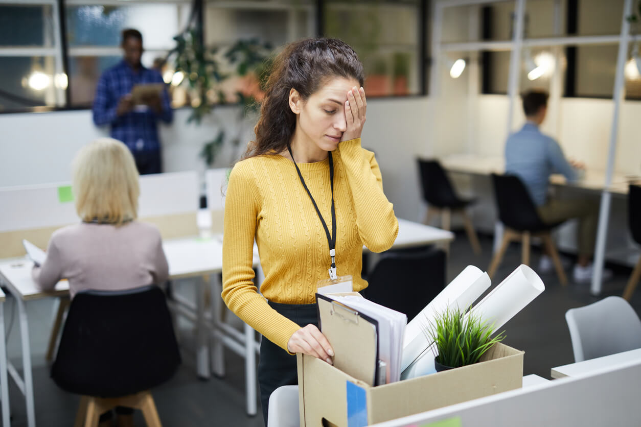 laid off employee considering bankruptcy